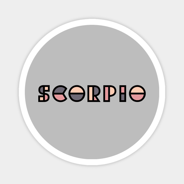 Scorpio Magnet by gnomeapple